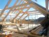 Attic trusses up and 2nd floor loft conversion underway by DKM Consultants