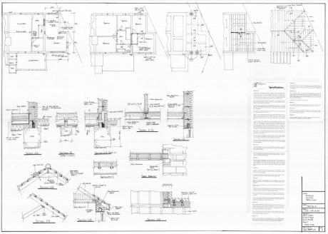 Building Control Drawing by DKM Consultants in Gillingham for Extension